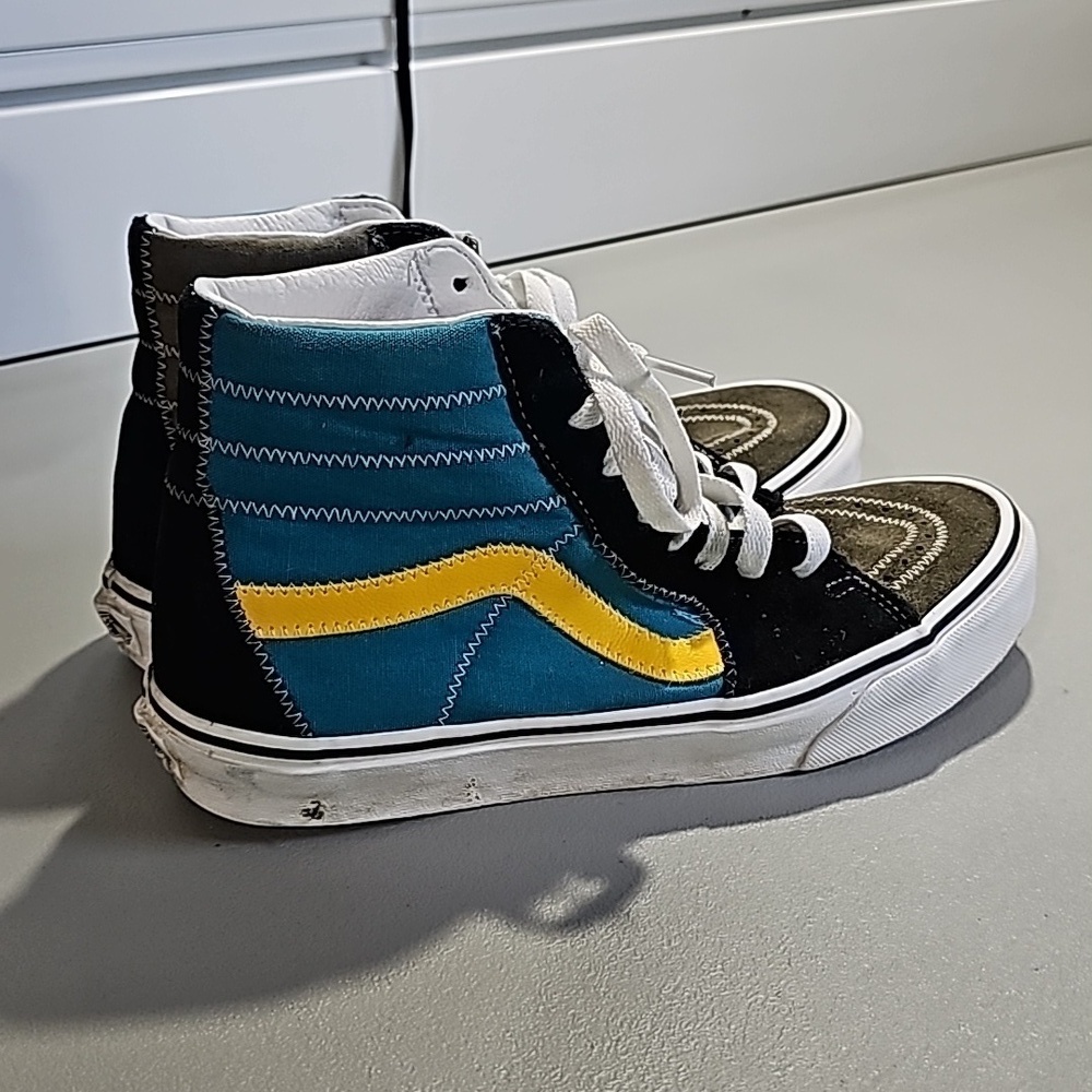 Vans multicolored men's size 7.5 women's size 9 shoes - Picture 3 of 6